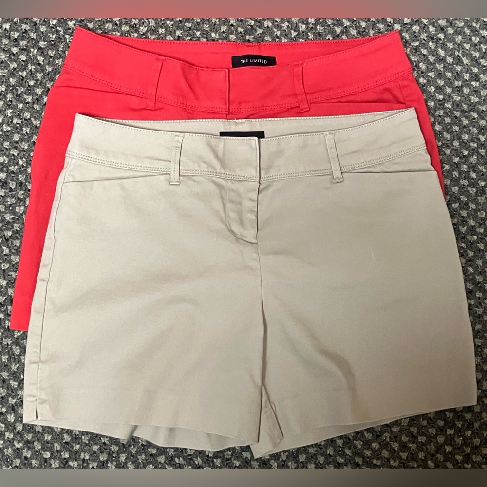 The Limited Women's Cotton Shorts 2 Pair Size 4